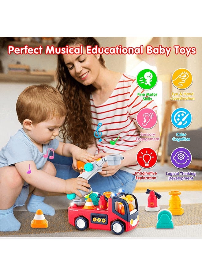 Riolio Toy Truck with Tool Figurines, Enhances Children's Safety Awareness, Hand-Eye Coordination, and Imagination, Ideal Educational Toy for Boys and Girls  - Image 2