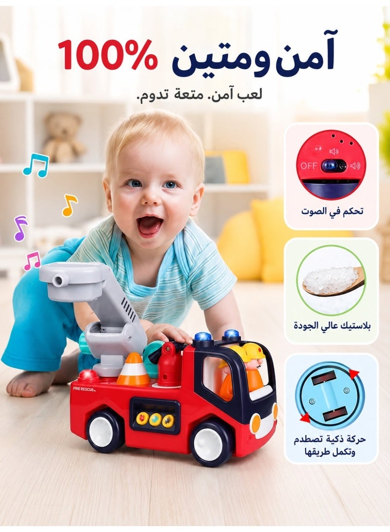 Riolio Toy Truck with Tool Figurines, Enhances Children's Safety Awareness, Hand-Eye Coordination, and Imagination, Ideal Educational Toy for Boys and Girls - Image 4