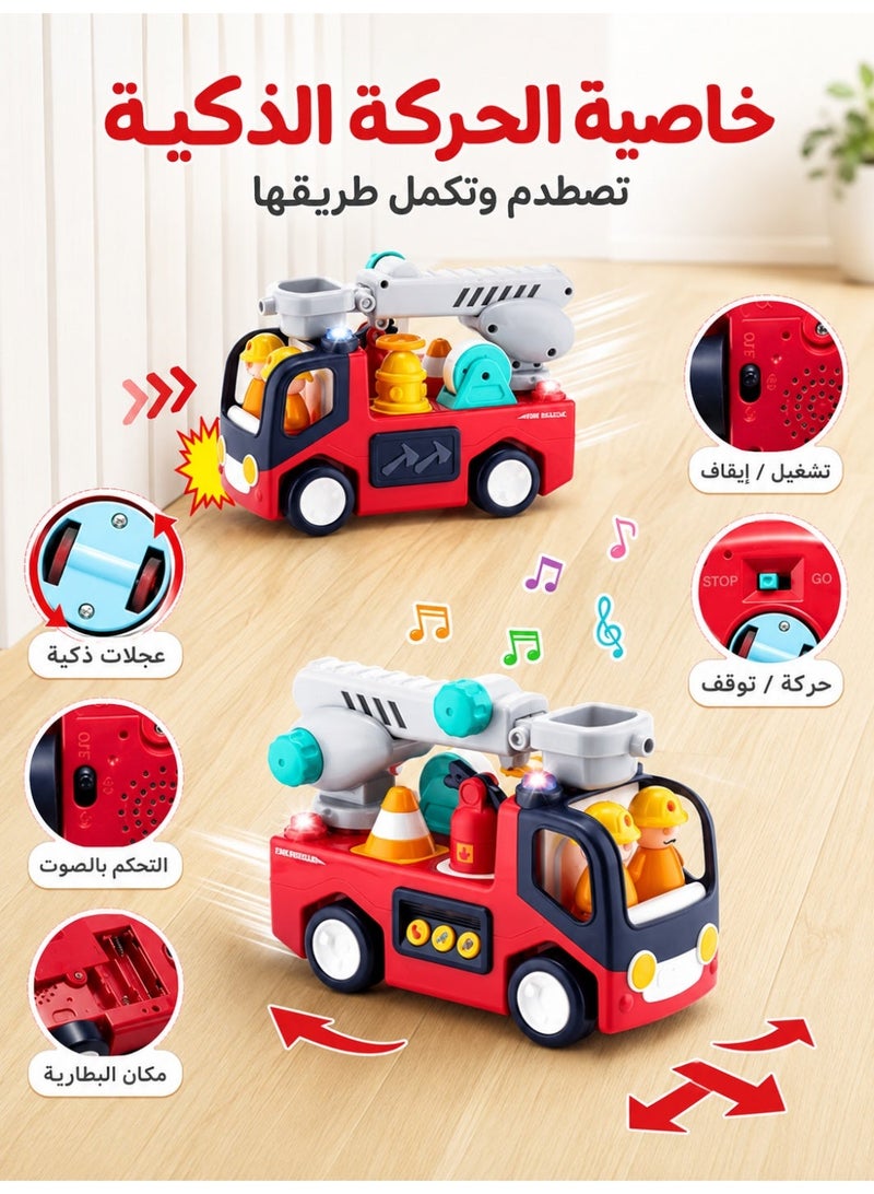 Riolio Toy Truck with Tool Figurines, Enhances Children's Safety Awareness, Hand-Eye Coordination, and Imagination, Ideal Educational Toy for Boys and Girls - Image 5