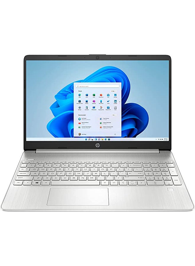 HP 15.6 FHD Laptop Computer, Core i5 1135G7 Processor/16GB RAM/1TB SSD/Intel Iris Xe Graphics English/Arabic silver - Image 1