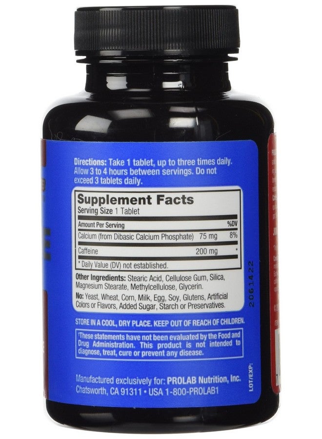 PROLAB ProLab Caffeine Tablets 100 Count  - Image 2