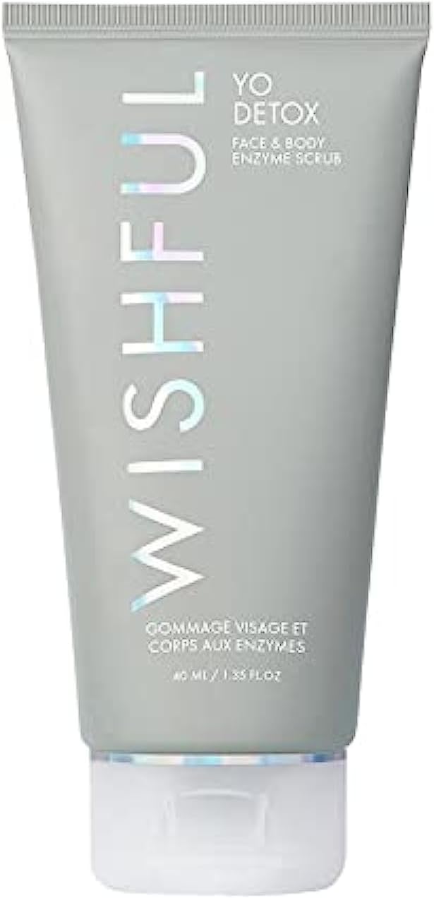 Wishful by Huda Beauty Yo Detox Face Body Enzyme Scrub 40 ml
