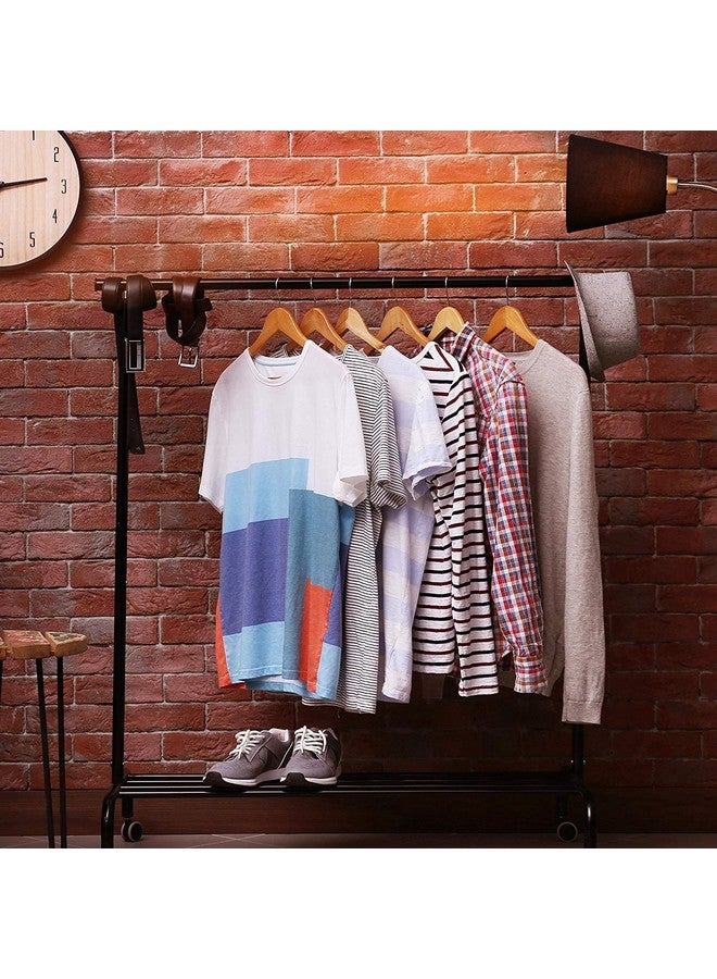 Evolluxi Premium Wooden Hangers Durable & Slim Coat Hanger -Solid Wood Suit Hangers with 360-Degree Rotatable Hook - Wood Hangers with Shoulder Grooves (Beige, 60) - Image 3