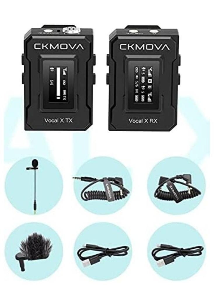 CKMOVA Wireless Microphone System 2.4GHZ Dual Channel - Image 5
