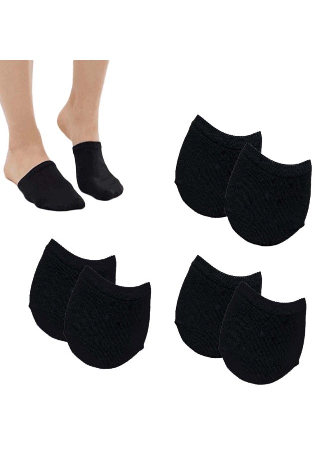 Toe Topper Socks, Liner Socks Breathable , Colorful Half Socks for Women, 3 Pairs - Image 4