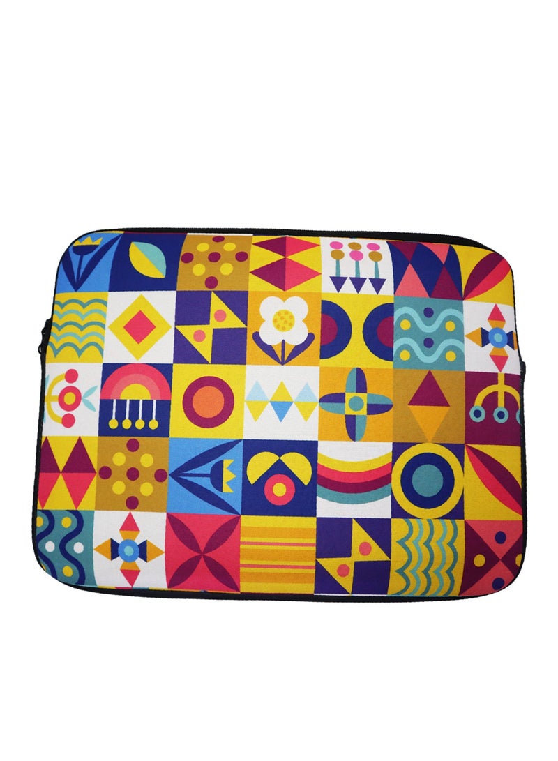 تيديلين جراب كمبيوتر محمول مقاس 14.1 بوصة - تصميم طبيعي تجريدي مطبوع، غطاء واقٍ سميك من مادة النيوبرين - جراب كمبيوتر محمول خفيف الوزن ومتين وأنيق لأجهزة الكمبيوتر المحمولة وأجهزة ماك بوك والملحقات - Image 1