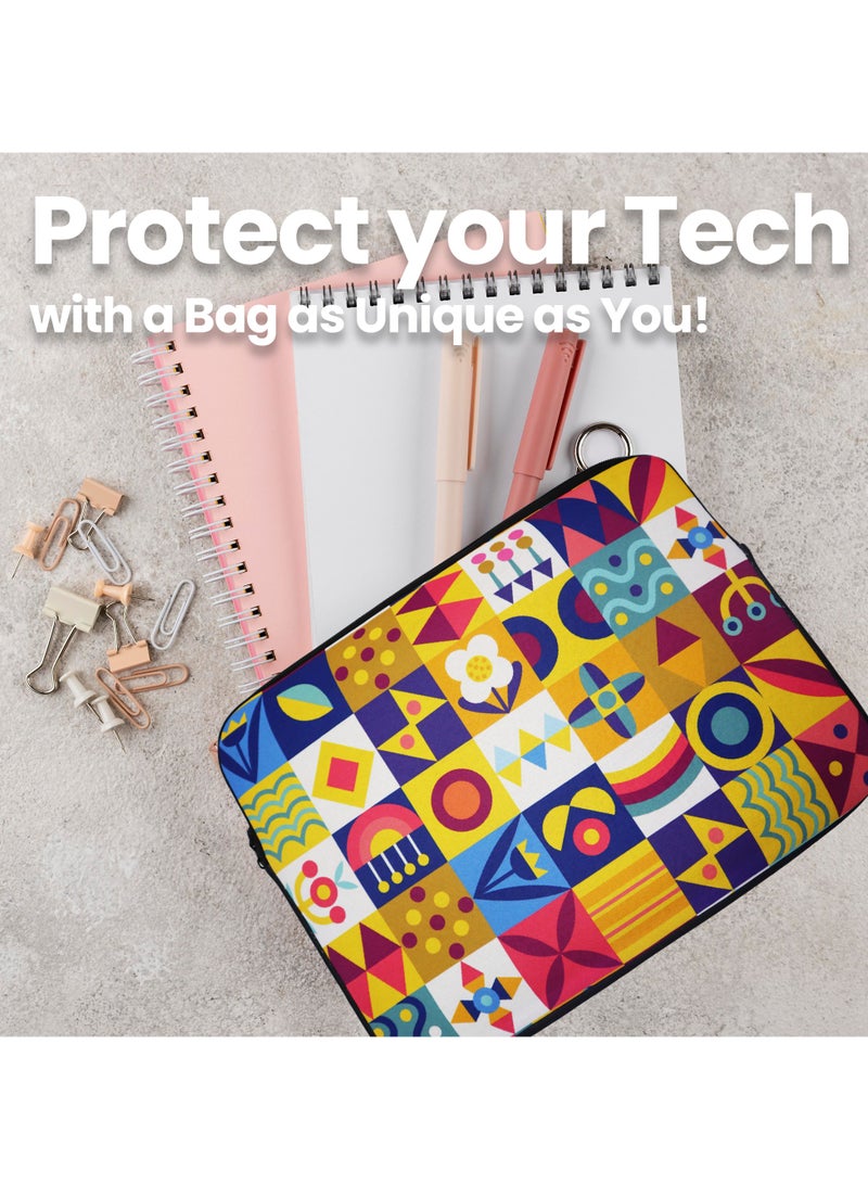 تيديلين جراب كمبيوتر محمول مقاس 14.1 بوصة - تصميم طبيعي تجريدي مطبوع، غطاء واقٍ سميك من مادة النيوبرين - جراب كمبيوتر محمول خفيف الوزن ومتين وأنيق لأجهزة الكمبيوتر المحمولة وأجهزة ماك بوك والملحقات - Image 2