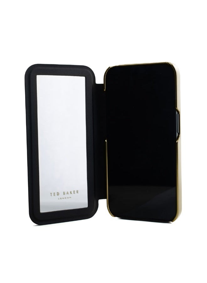 Ted Baker - iPhone 15 Pro Max Case -  Mirror Folio - Paper Flowers - Image 1