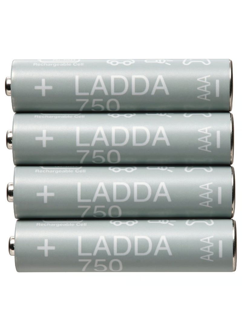 Ladda Rechargeable battery, HR03 AAA 1.2V, 750mAh - Image 1
