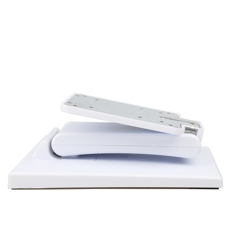 WEARSON Single Adjustable LCD Monitor Stand Mount Folding VESA Monitor Desk Stand with VESA Hole 75x75mm 100x100mm (White) - Image 3