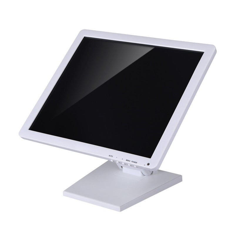 WEARSON Single Adjustable LCD Monitor Stand Mount Folding VESA Monitor Desk Stand with VESA Hole 75x75mm 100x100mm (White) - Image 5