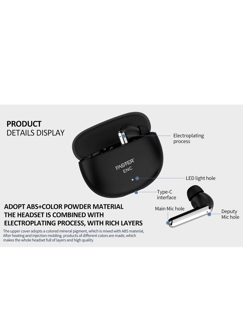 E22 Wireless Earbuds with Active Noise Cancellation (ANC) - 35 Hours Playtime with Bluetooth 5.3 - HiFi Stereo Sound Airpods - Gaming Mode with Ultra-Low Latency - IPX4 Waterproof Earbuds - For Exercise, Gym - Compatible with iPhone & Android (Green) - pzsku/Z8AFBC2AE744395788590Z/45/_/1698496875/a3dcd11b-65bd-4f15-8bea-f48f15ac178f