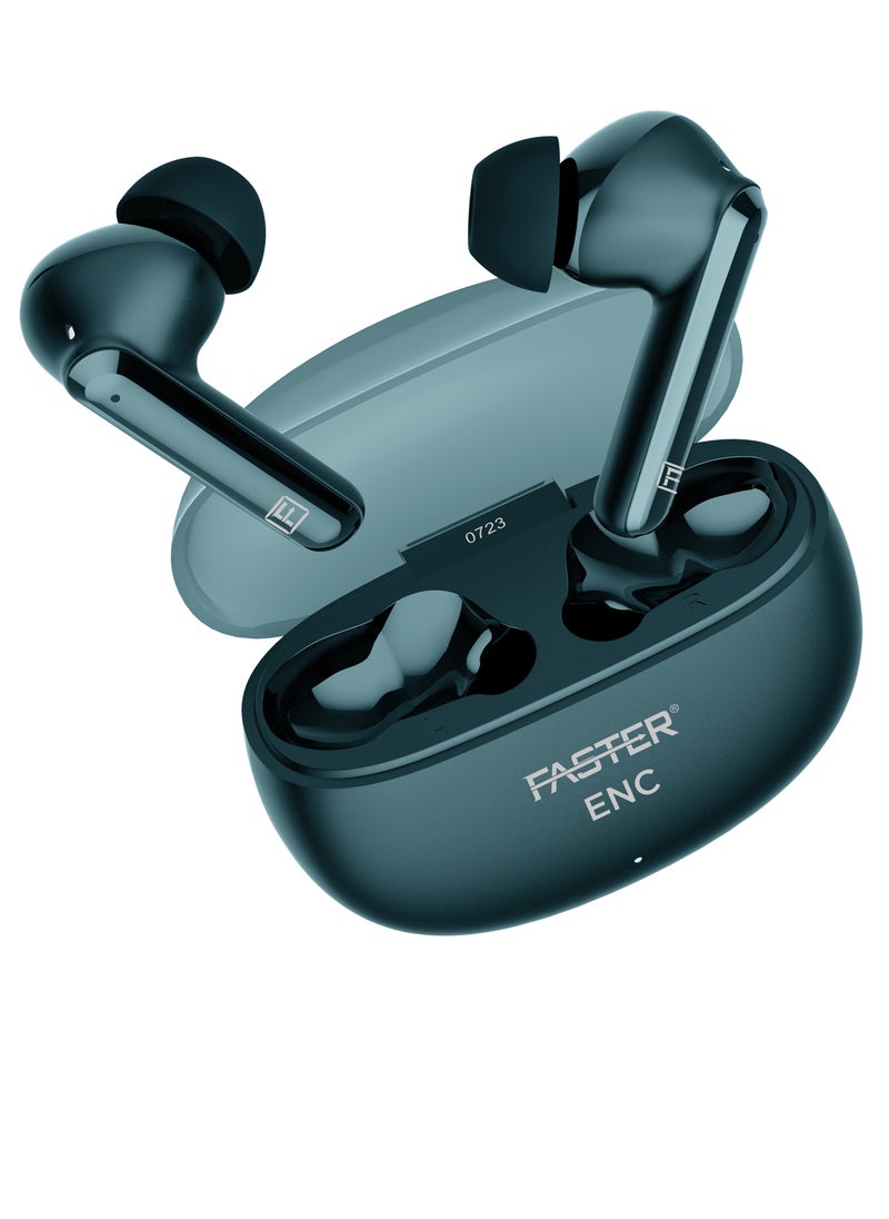 E22 Wireless Earbuds with Active Noise Cancellation (ANC) - 35 Hours Playtime with Bluetooth 5.3 - HiFi Stereo Sound Airpods - Gaming Mode with Ultra-Low Latency - IPX4 Waterproof Earbuds - For Exercise, Gym - Compatible with iPhone & Android (Green) - pzsku/Z8AFBC2AE744395788590Z/45/_/1698496884/f4d0f0ec-a365-4cfb-9950-008b423fbb23