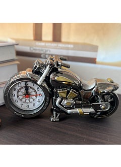 Creative Motorcycle Alarm Clock Modern Bedroom DecorMotorcycle black two-color Motorcycle black two-color