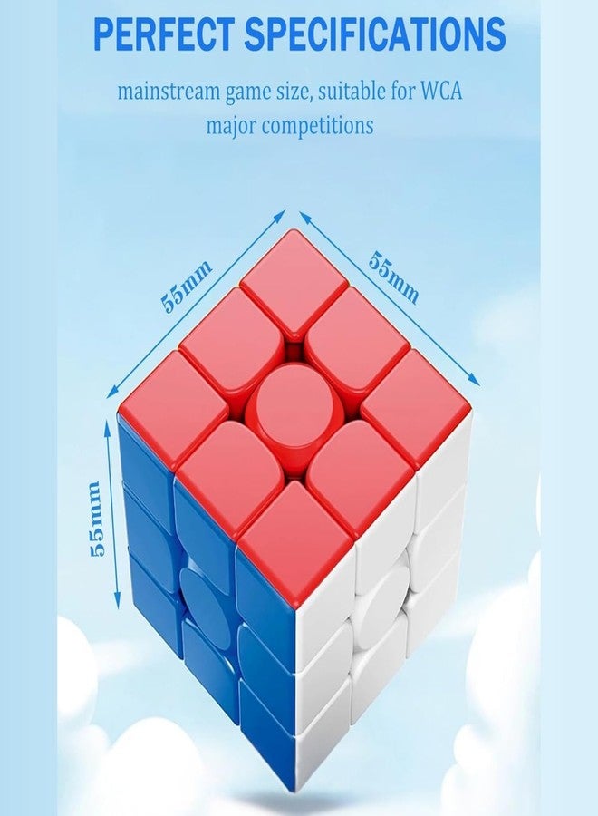 Hastika Magnetic Cube 3X3 High Speed Stickerless Magic Magnet Cube 3 By 3 Magnetic Puzzles, 3+ Years - Image 4