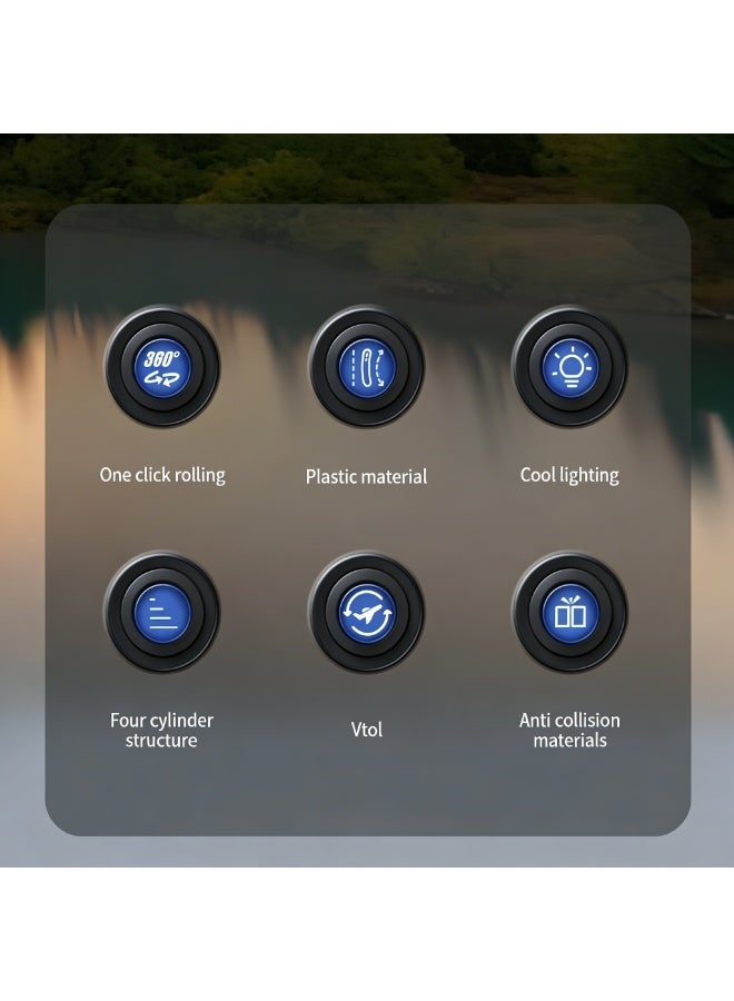 Closeli RC Toy Drone Quadcopter with Remote Control, 2 Batteries, 360° Flips, Smart Altitude Hold, One-Key Takeoff Landing, LED Lights, Rechargeable, Long Flight Time, 3 Speed Modes, Circle Fly, Beginner Friendly, Gift Use - Image 4