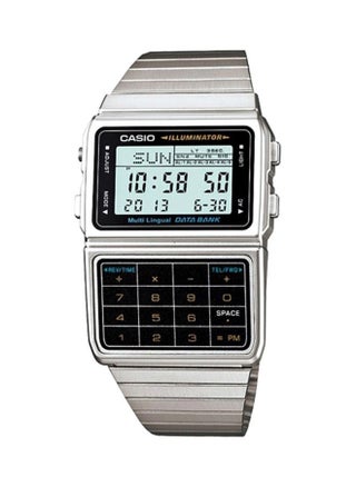 CASIO DBC-611-1DF Men's Data Bank Digital Watch, 47mm, Silver - pzsku/Z8AFBF0EBF2FB3A645CFDZ/45/_/1738658708/e5ae3dc4-717c-4b59-93c0-9bad0dc3d4c8
