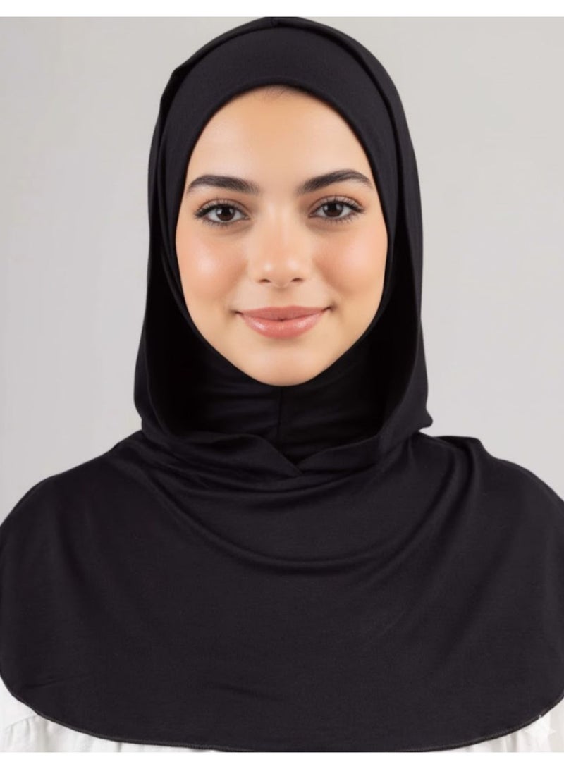 Moroccan Double Layer Cap black