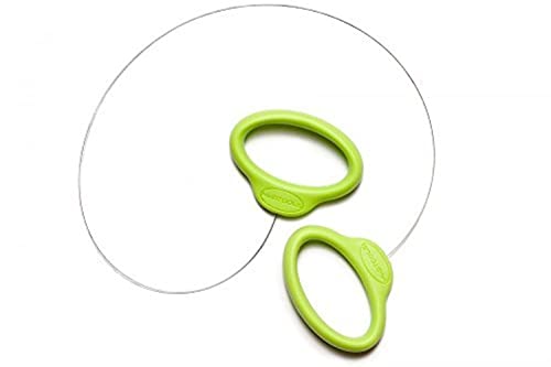 Mudtools Mudwire - Green Handle Standard Cutoff Tool for Pottery Wheel and Clay Artists - Sherrill Mudtools - Image 1