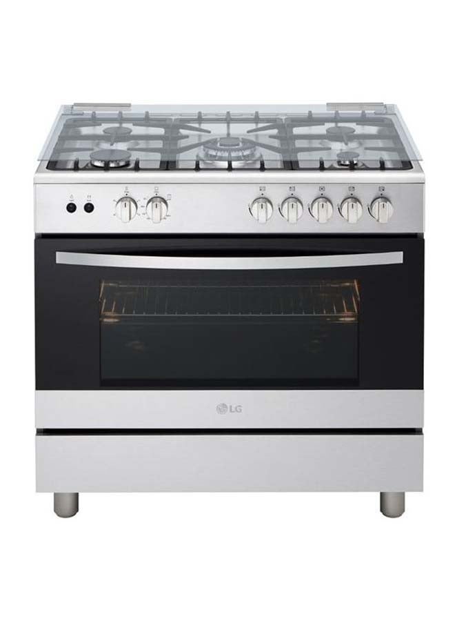 5 Gas Burners Cooker FA415RMA Silver