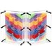 Hacaroa 2 Pack 3D Pin Art Toy 8x6 Large Size Plastic Pin Art Board Sensory Toy Game Sculpture Craft Fun Creativity for Kids Adults Home Office Decoration Multicolor - Image 3