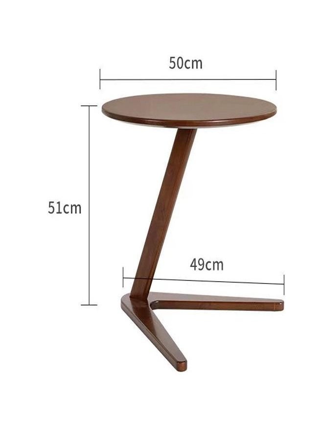 fashionhome - Multipurpose Modern Design Portable Wood Coffee Table 50 x 51 cm - Image 1