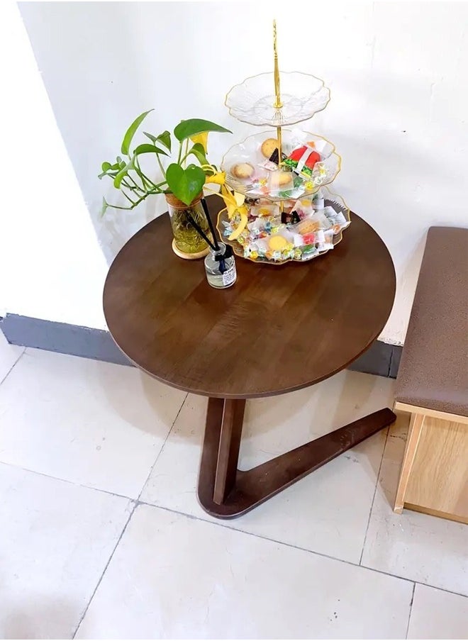 fashionhome - Multipurpose Modern Design Portable Wood Coffee Table 50 x 51 cm - Image 1