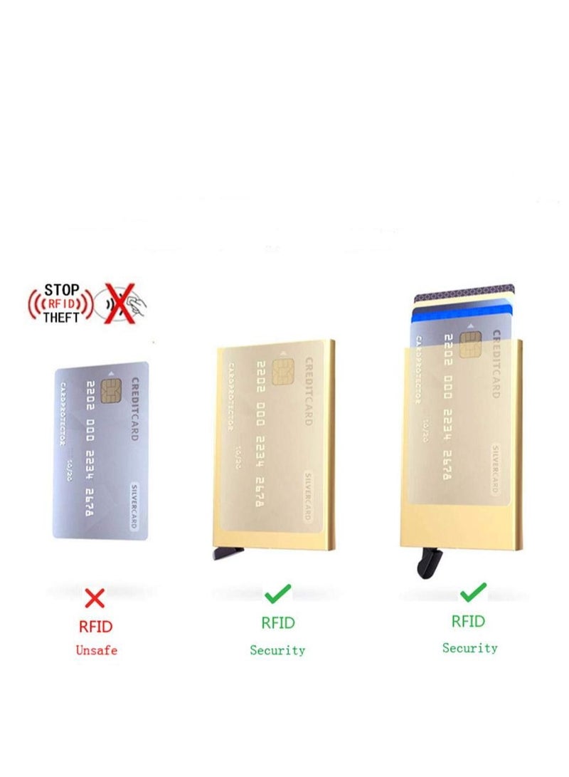 Daytoyz Anti Rfid Credit Card Holder Smart Minimalist Wallet Pocket Men Women Slim Cardholder Bank Secure Creditcard Case Dropshipping  - Image 5