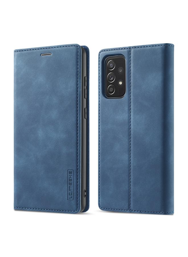 Case For Samsung Galaxy A52 5G / 4G Strong Magnetism Ultra-thin Horizontal Flip Matte TPU + PU Leather Case with Holder & Card Slots & Wallet