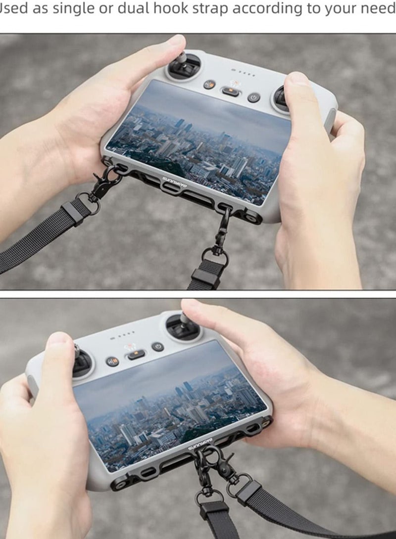 Mini 3 PRO Lanyard Neck Strap PU Leather Decompression Hanging Buckle Rope Compatible with DJI RC Screen Remote Control Drone Accessories - Image 4