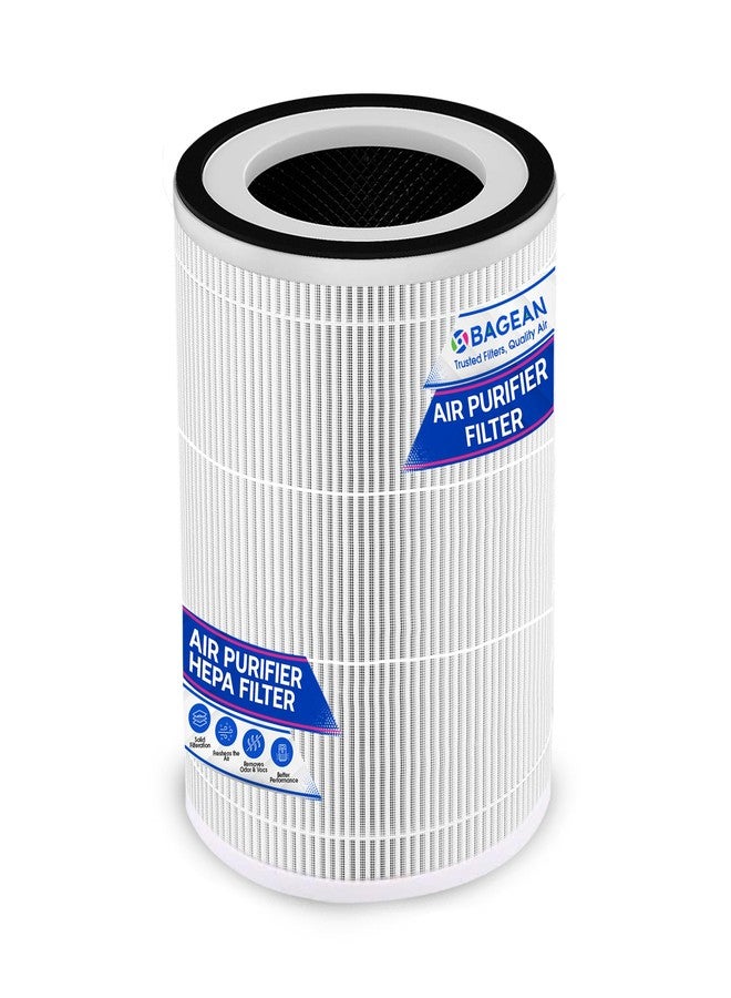 Bagean KILO HEPA Air Filter Compatible with Afloia Air Purifier Filter Replacement - Fits Afloia KILO KILOPRO MIRO MIROPRO - H13 True HEPA with Carbon Filters 99.98% Particles and Purifies Air (1-Pk) - Image 1