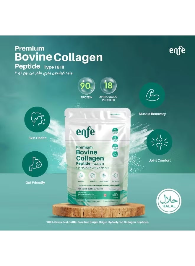 ENFE Premium Bovine Collagen Peptide Type I & III, 300 gm - Image 3