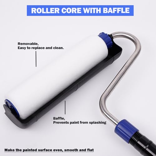 DUSICHIN Inner Feed Airless Paint Spray Roller Sprayer Gun Attachment Kit Accessories High Pressure Wand Power Roller 10 Inches Extension for Titan Graco Airless Paint Sprayer Aftermarket Parts DUS133 - Image 4