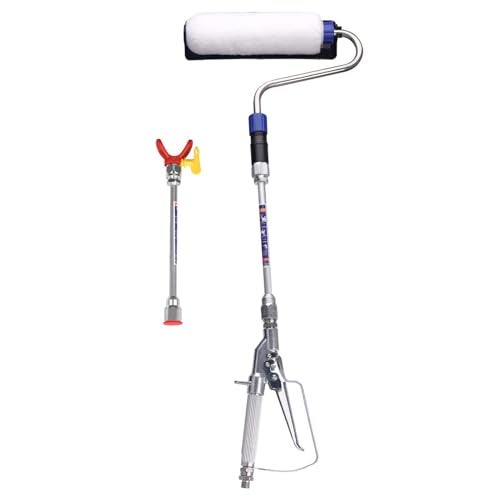 DUSICHIN Inner Feed Airless Paint Spray Roller Sprayer Gun Attachment Kit Accessories High Pressure Wand Power Roller 10 Inches Extension for Titan Graco Airless Paint Sprayer Aftermarket Parts DUS133 - Image 1