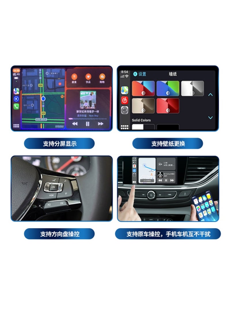 AROAQ 2 in 1 Carplay Dongle Wired to Wireless Apple Android Carplay Box Car Interconnection - Image 2