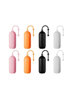 8 Pcs Elastic Sleeves for Leak Proofing Travel leak locks toiletry skins Silicone Sleeves for Most Travel Sized Toiletries travel accessories for women