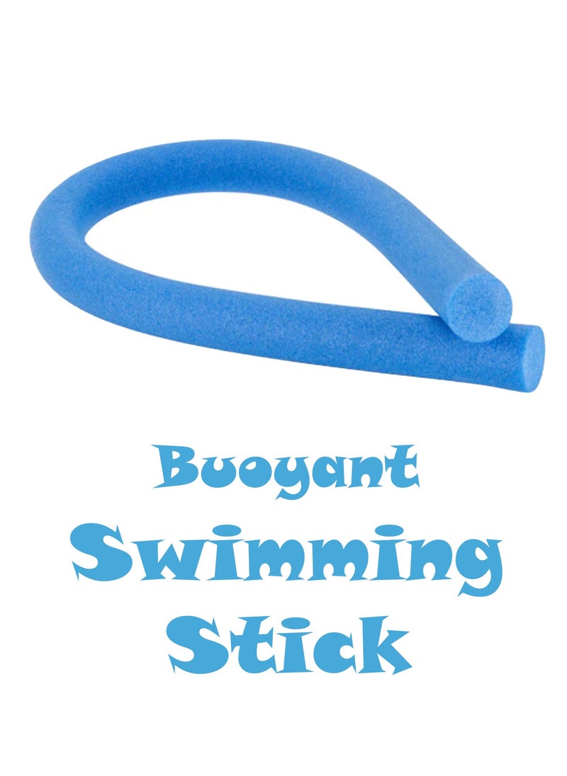ISHWAZ Highly Buoyant Swimming Stick For Adults And Kids - 1 Swimming Pool Noodle Of Blue Color  - Image 1