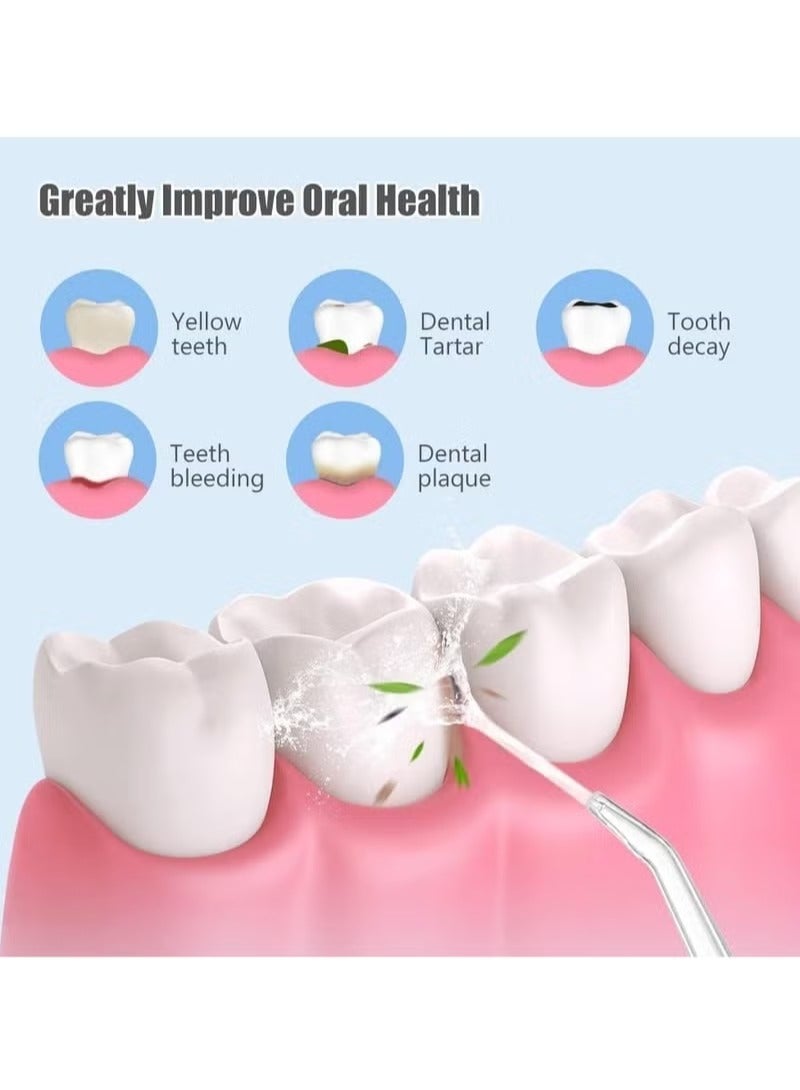 GENNEXT Portable Water Flosser Dental Oral Irrigator || 3 Cleaning Modes, 4 Jet Tips, 220ml Water Tank – Rechargeable, Waterproof Dental Water Jet Pick for Teeth Whitening | Plaque Removal & Gum Health || Compact Tooth Cleaner for Home & Travel - Image 5