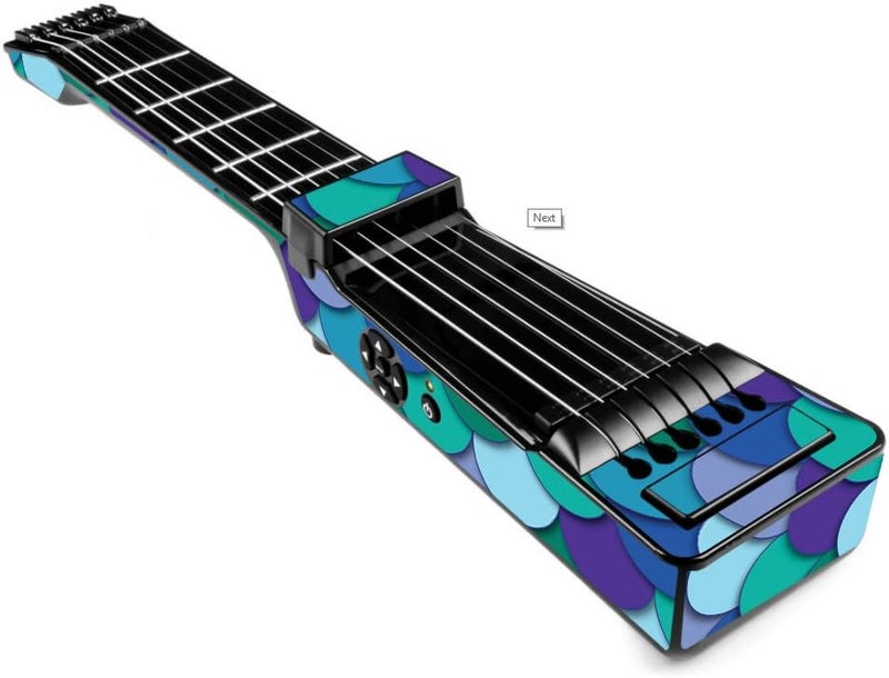 غطاء MightySkins متوافق مع Jamstik+ الجيتار الذكي المحمول - مقاييس زرقاء | واقي، متين، وفريد من نوعه | سهل التطبيق، الإزالة، وتغيير الأنماط | مصنوع في الولايات المتحدة الأمريكية
