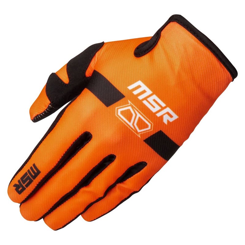 MSR Axxis Proto MTB Mountain Bike Dirt Bike Motocross MX BMX Outdoor Sports ATV UTV Powersports Riding Gloves for Men and Women Small Orange - Image 1