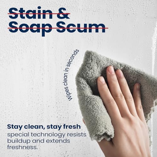 downluxe Set of 2 Clear Shower Curtain Liner, PEVA Lightweight Plastic Shower Liner with 3 Magnets, 72" x 72" Waterproof Bathroom Curtain - Image 3