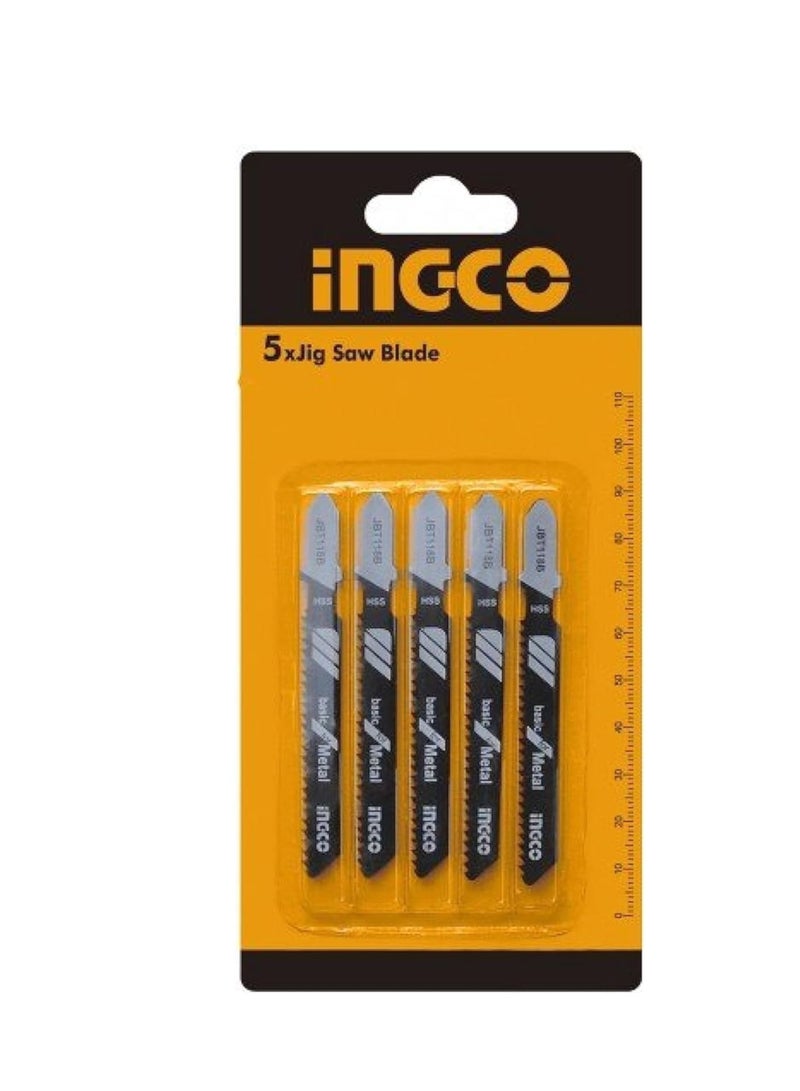 إنجكو مجموعة شفرات منشار أركت لقطع المعادن من INGCO - 5 قطع - JBT118B - Image 1