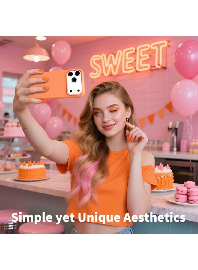 BORTONY iPhone 17 Pro Max Case Liquid Soft Silicone Anti Scratch iPhone 17 Pro Max Cover with Inside Microfiber Lining Shockproof Slim Phone Case For iPhone 17 Pro Max 6.9 inch - Image 4