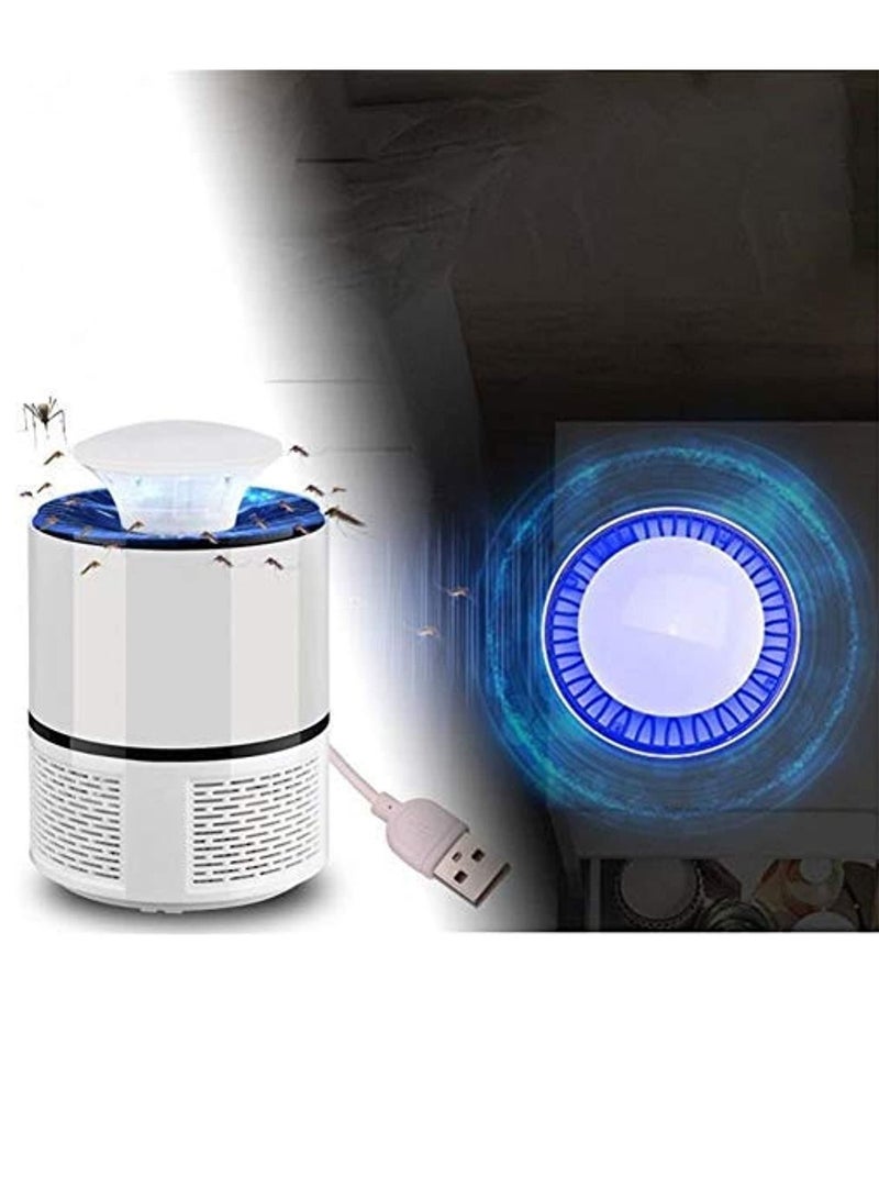 Electric Mosquito Killer 365 lamp USB Electronics anti mosquito Trap LED Night Light Lamp Bug insect killer Lights Pest Repelled Mosquitoes Inhaler Bug Trap (White) - Image 4