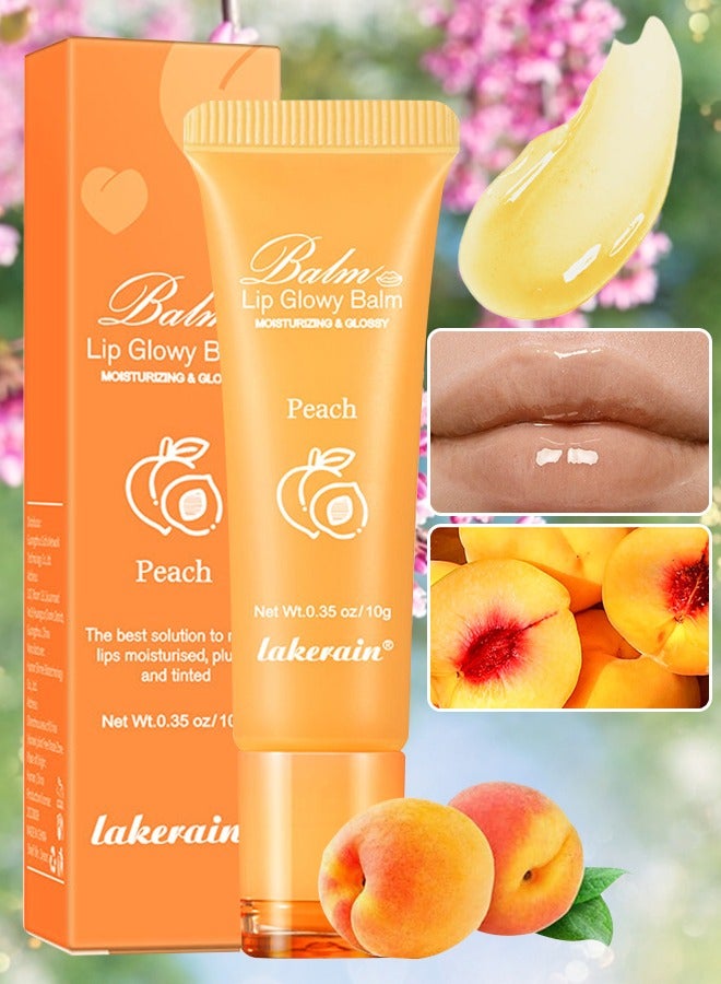 lakerain Lip Glowy Balm Shine Glossy Finish Lip Oil Moisturizing Lip Care Therapy Treatment Hydrating and Nourishing Repair Sleeping Lip Tint Oil Glossy Lip Plumper Gloss Lip Glow Plumping Oil 01 - Image 1