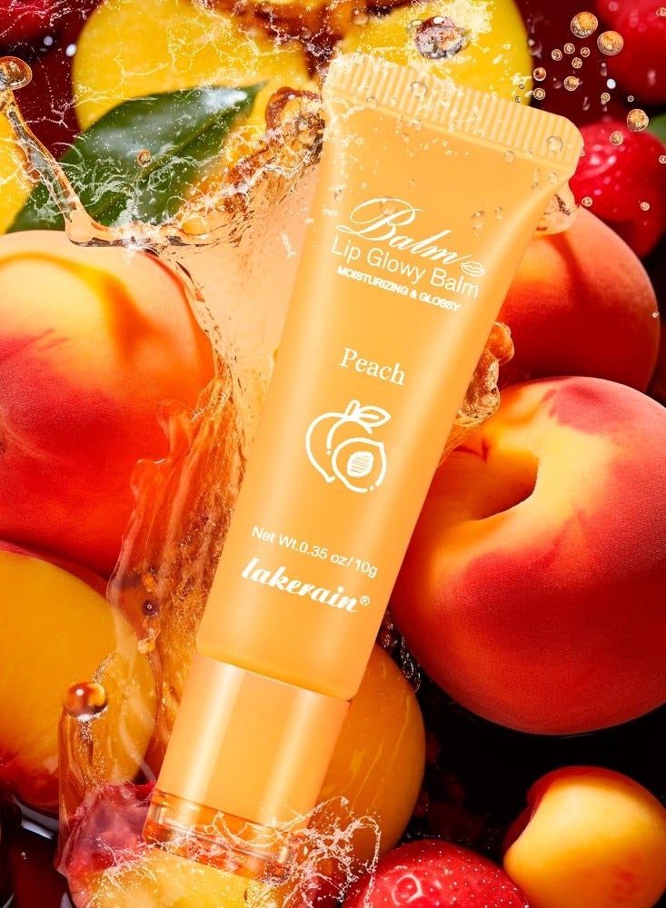 lakerain Lip Glowy Balm Shine Glossy Finish Lip Oil Moisturizing Lip Care Therapy Treatment Hydrating and Nourishing Repair Sleeping Lip Tint Oil Glossy Lip Plumper Gloss Lip Glow Plumping Oil 01 - Image 2