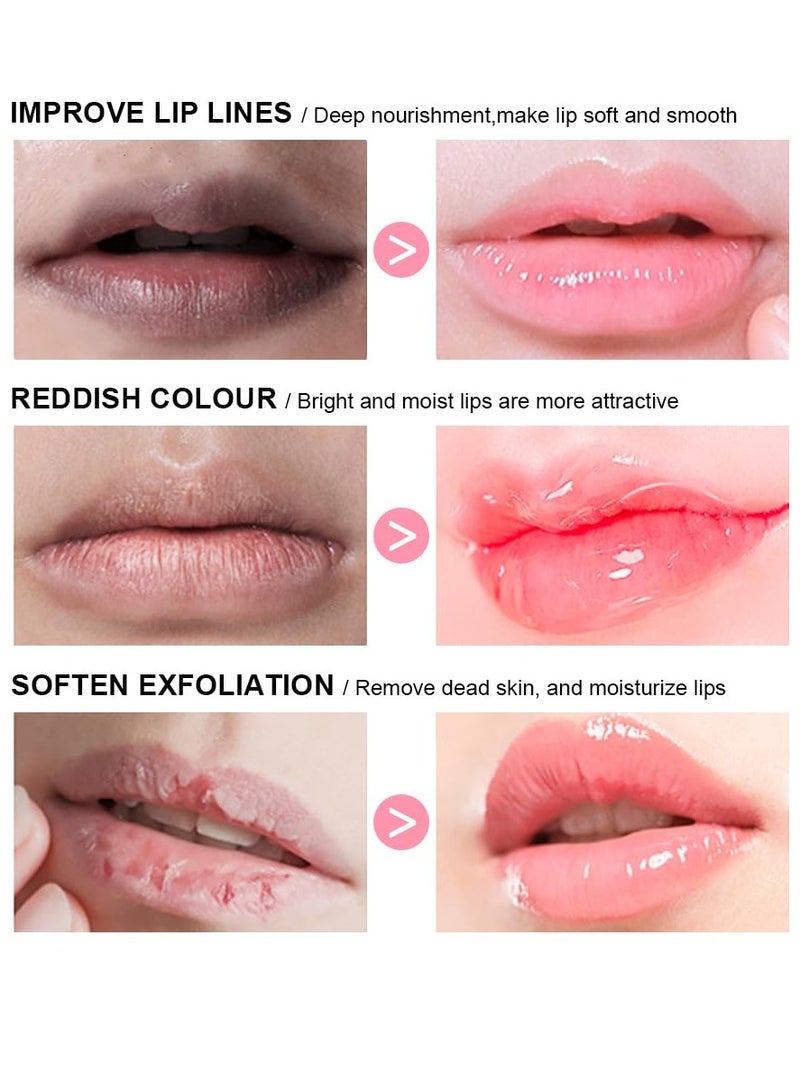 lakerain Lip Glowy Balm Shine Glossy Finish Lip Oil Moisturizing Lip Care Therapy Treatment Hydrating and Nourishing Repair Sleeping Lip Tint Oil Glossy Lip Plumper Gloss Lip Glow Plumping Oil 01 - Image 3