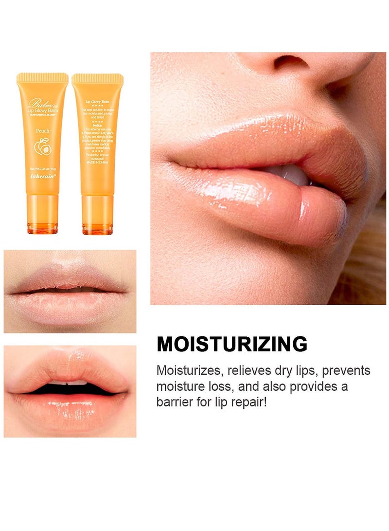 lakerain Lip Glowy Balm Shine Glossy Finish Lip Oil Moisturizing Lip Care Therapy Treatment Hydrating and Nourishing Repair Sleeping Lip Tint Oil Glossy Lip Plumper Gloss Lip Glow Plumping Oil 01 - Image 5