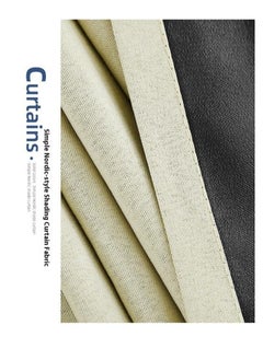 Bluejw 2-Piece Blackout Outdoor Curtains Beige  - Image 2