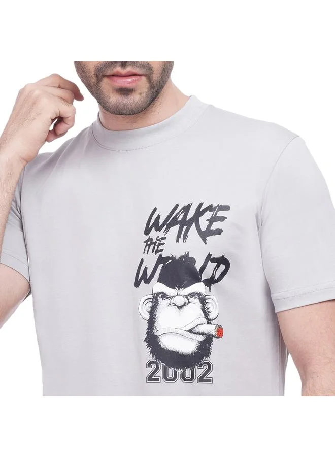 Coup Coup Men Printed Slim Fit T-Shirt